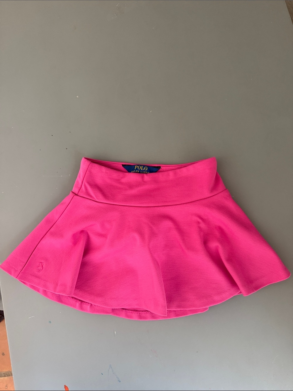 Polo by Ralph Lauren Fuchsia Flared Skater Skirt